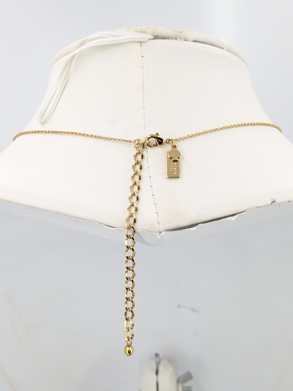 Kate Spade Necklace K Initial One In A Million 12K Gold Plated 17-20in Pendant