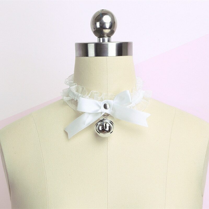 Women’s Cute Neko Anime Style Collar Gothic Lolita Maid Jpop Kpop Harajuku Pop