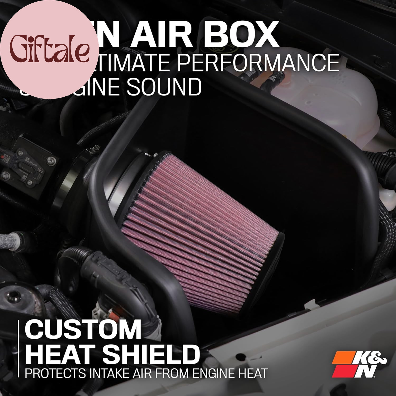 Cold Air Intake System: High-Flow Air-Filter, Increase Performance & Horsepower: