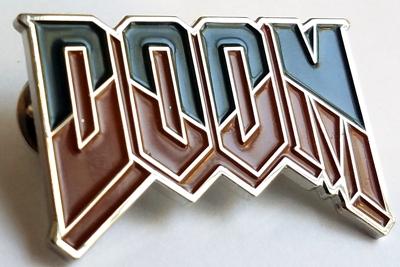 DOOM Logo Video Game Pin