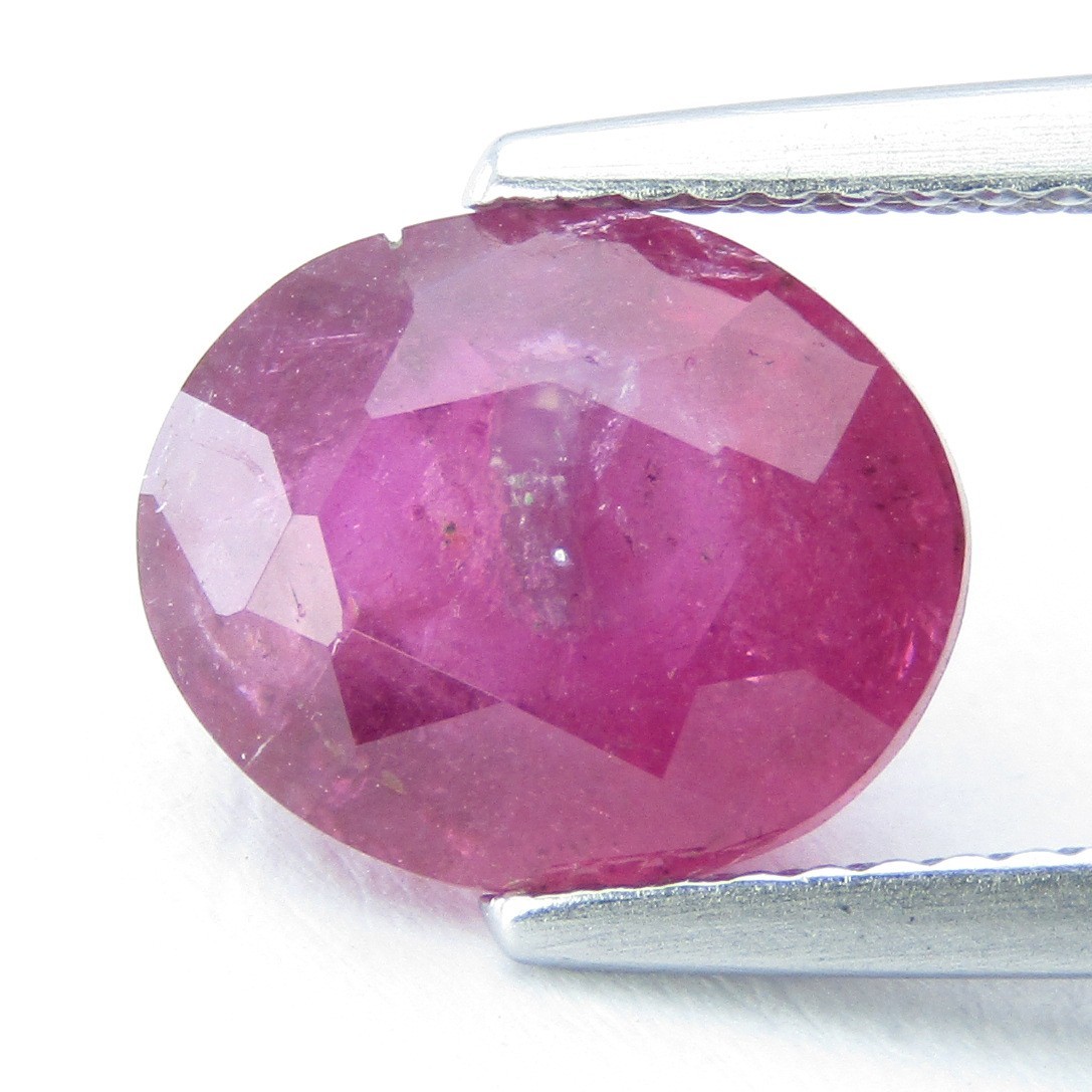 3.38Cts Beautiful Collection Natural Rubilite Tourmaline Oval Shape