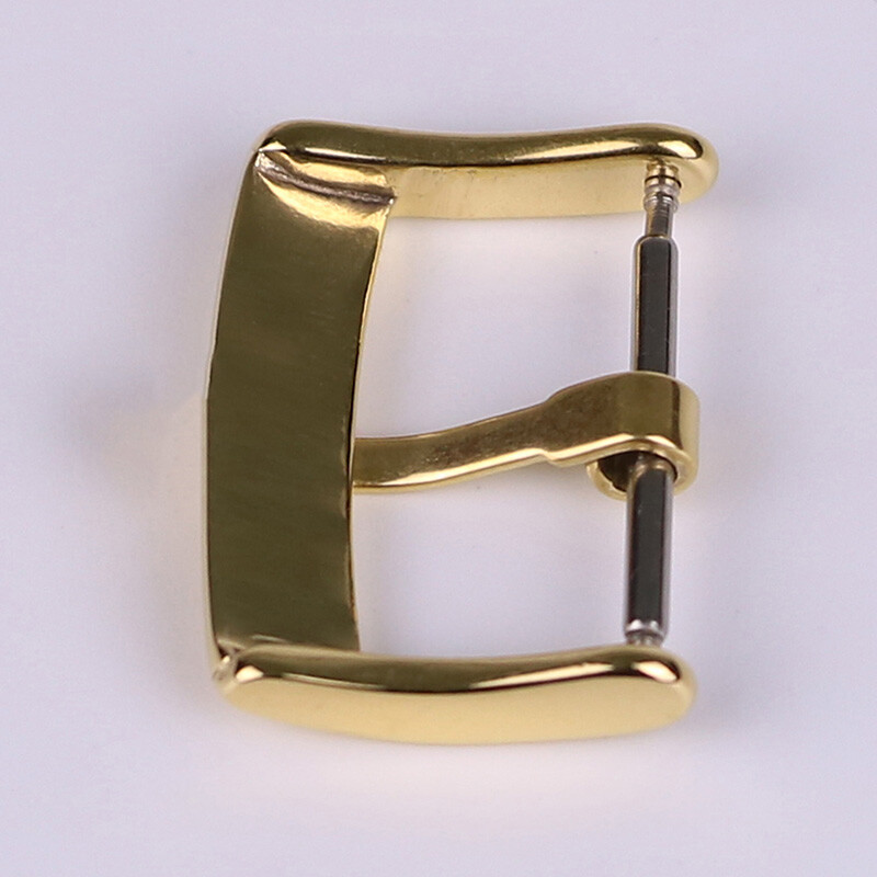 12 14 16 18 20mm Steel Spring bar Pin Buckle For RL Rubber Leather Band Strap