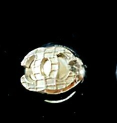 Rare!! CHANEL earrings coco mark Matrasse pattern Moderate presence With Box