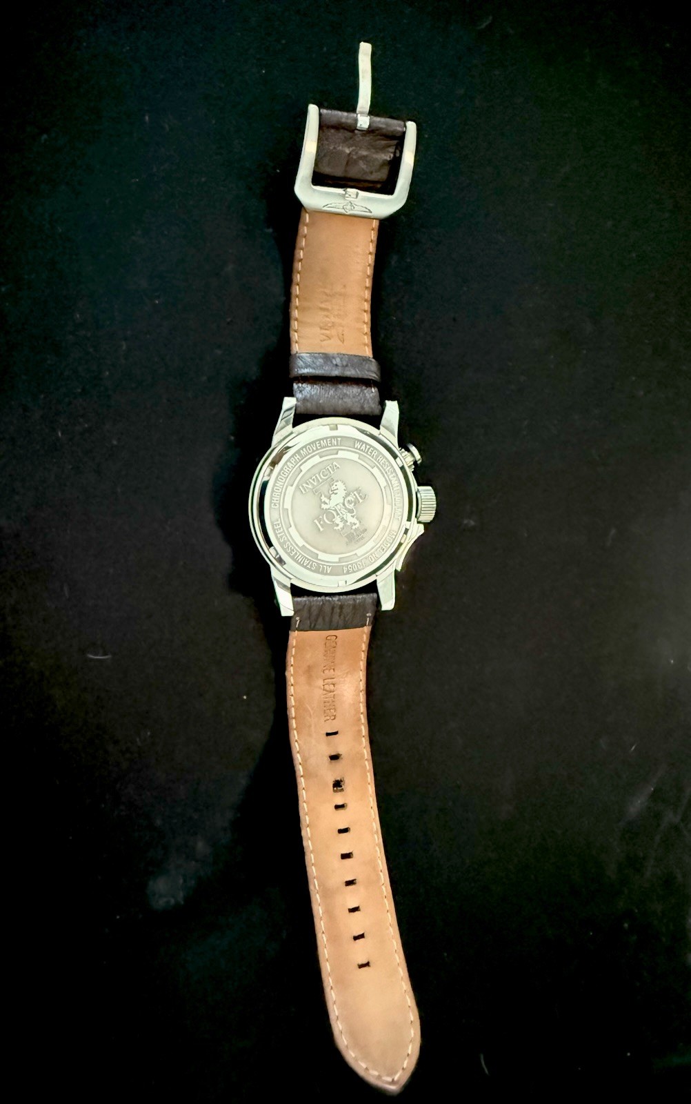 Invicta I-Force Men’s Quartz Lefty Chronograph Date 100m Brown Leather 13054