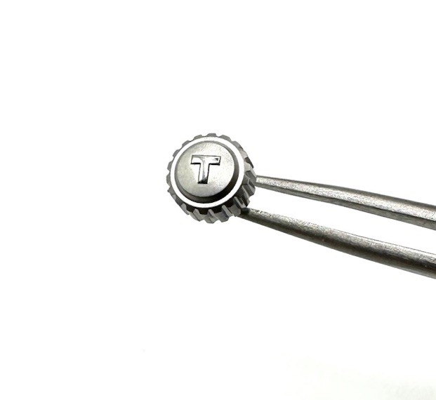 New Genuine Tissot 6.0mm Stainless Steel Screwdown Crown Part