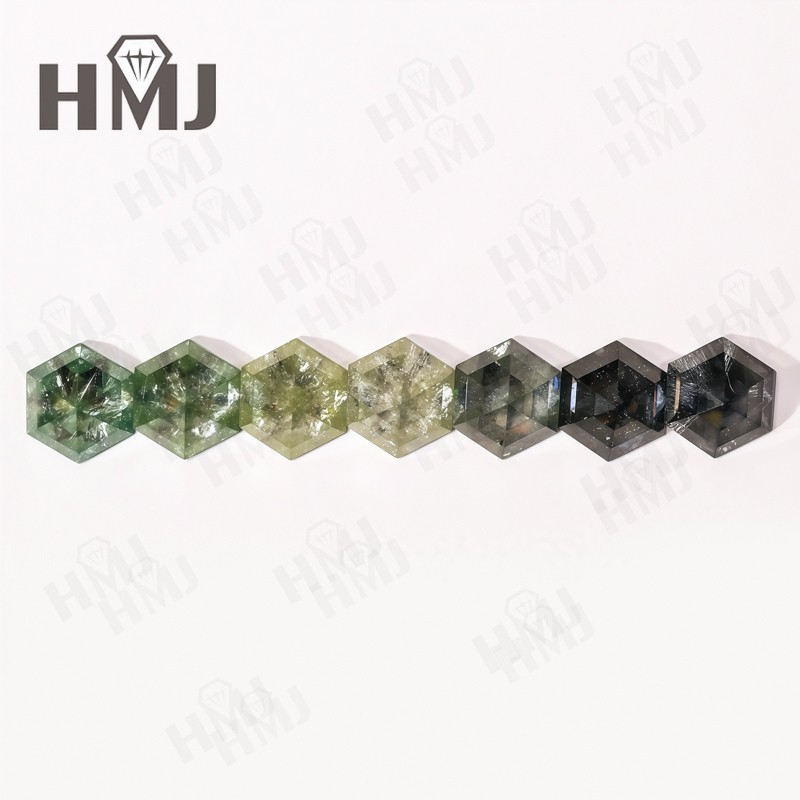 Salt and Pepper Moissnite Diamond Kite Pear Cut For Engagement Ring Wedding Gift