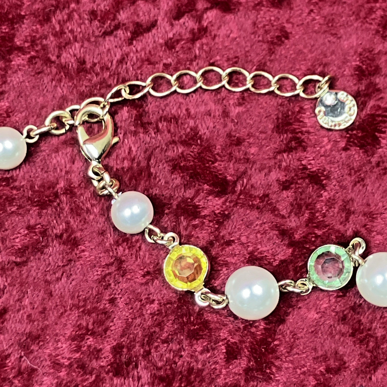 Charter Club Gold Tone-Tone & Imitaiton Pearl Necklace 42” NWOT