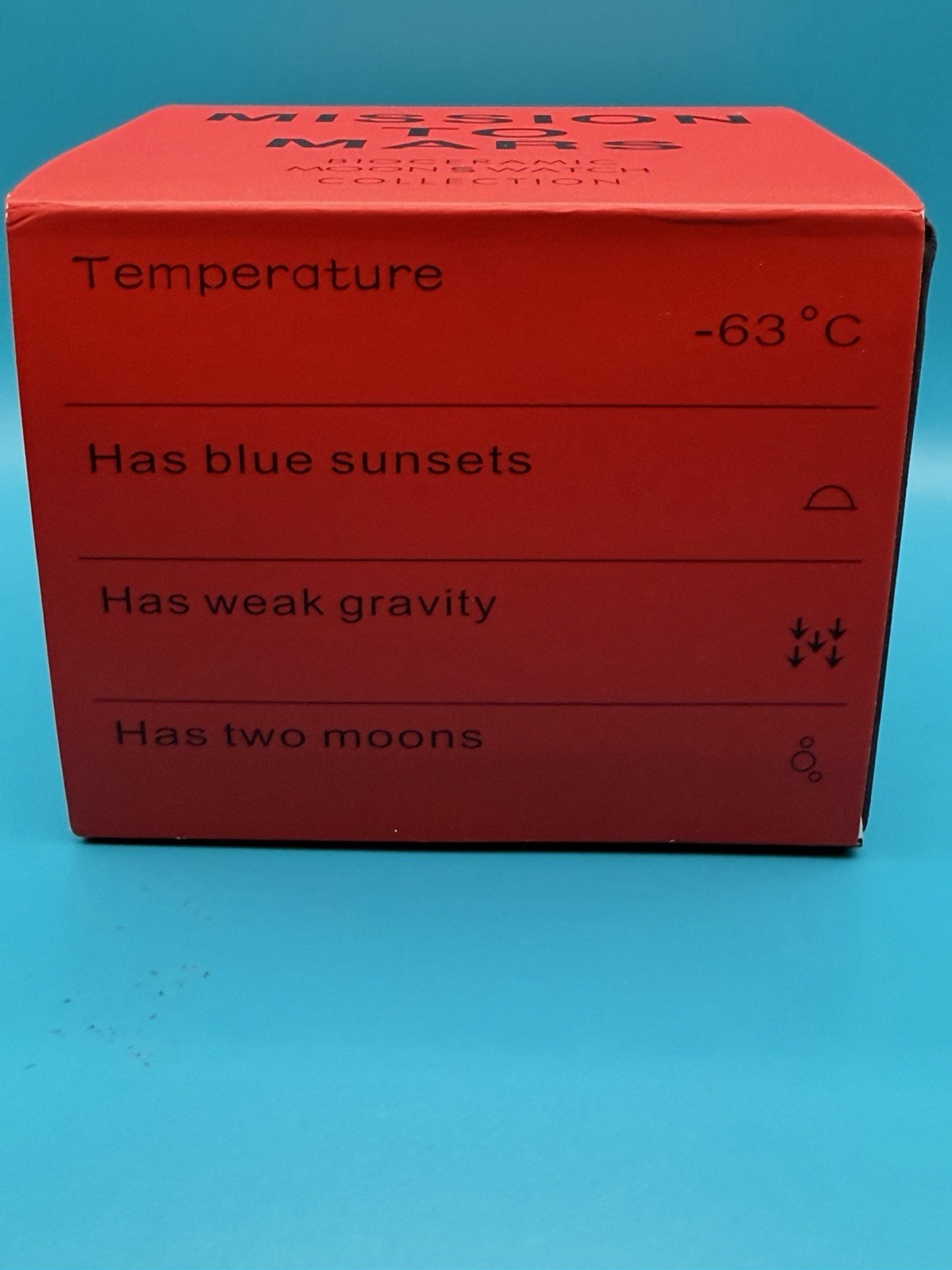 Omega x Swatch Mission to MARS Bioceramic Moon Swatch