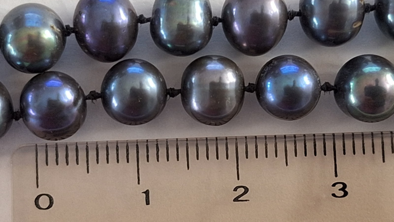 Peacock Pearl Necklace 14k White Gold Clasp Approx 5mm 18” Brand pJs