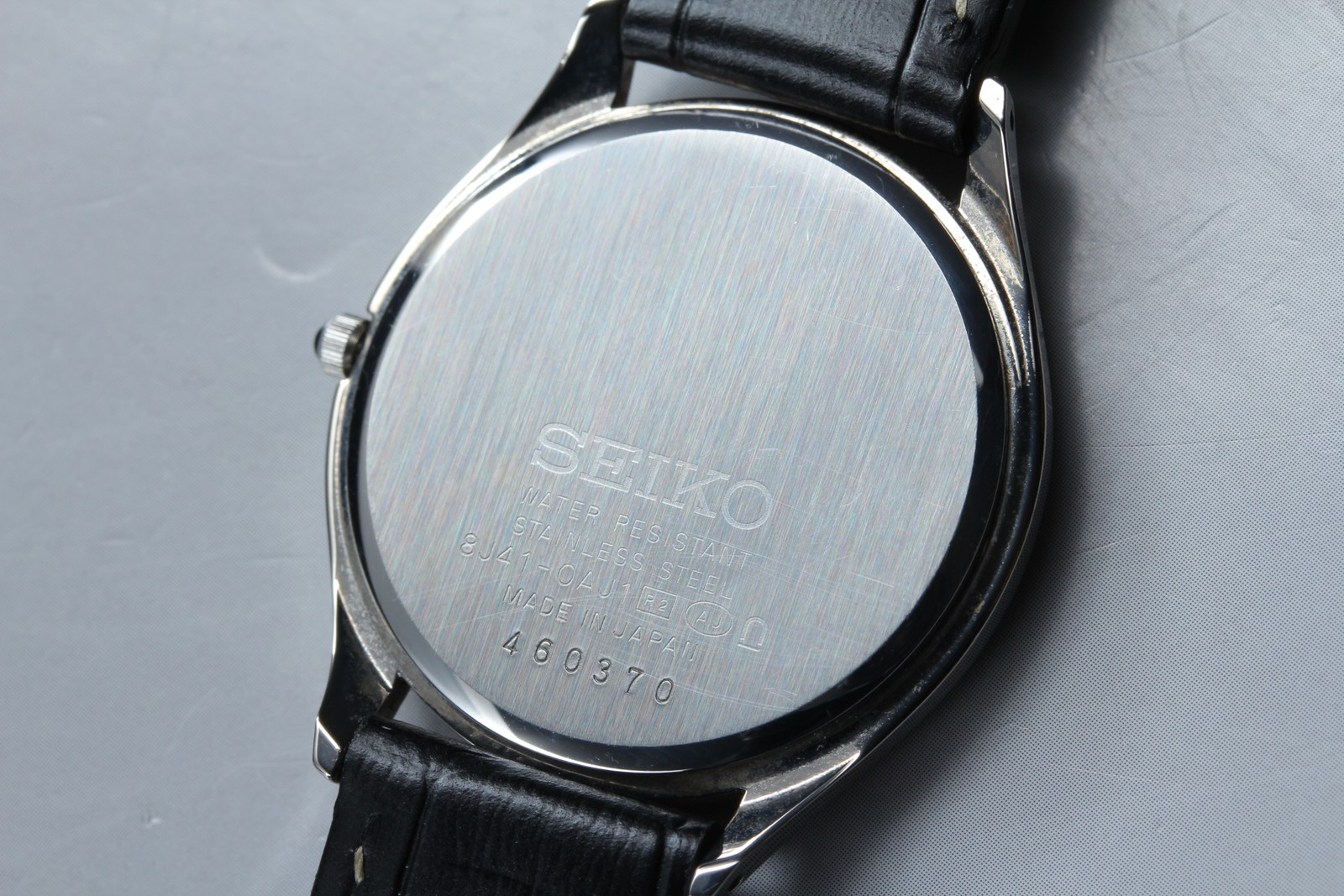 SEIKO Dolce 8J41-0AJ1 34mm White Dial Quartz Men’s Watch from JAPAN [Near MINT]