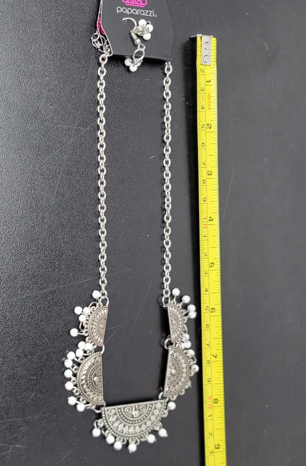 4 Jewelry Pieces Bracelet 2 Earring Sets Necklace Silvertone NIP Paparazzi