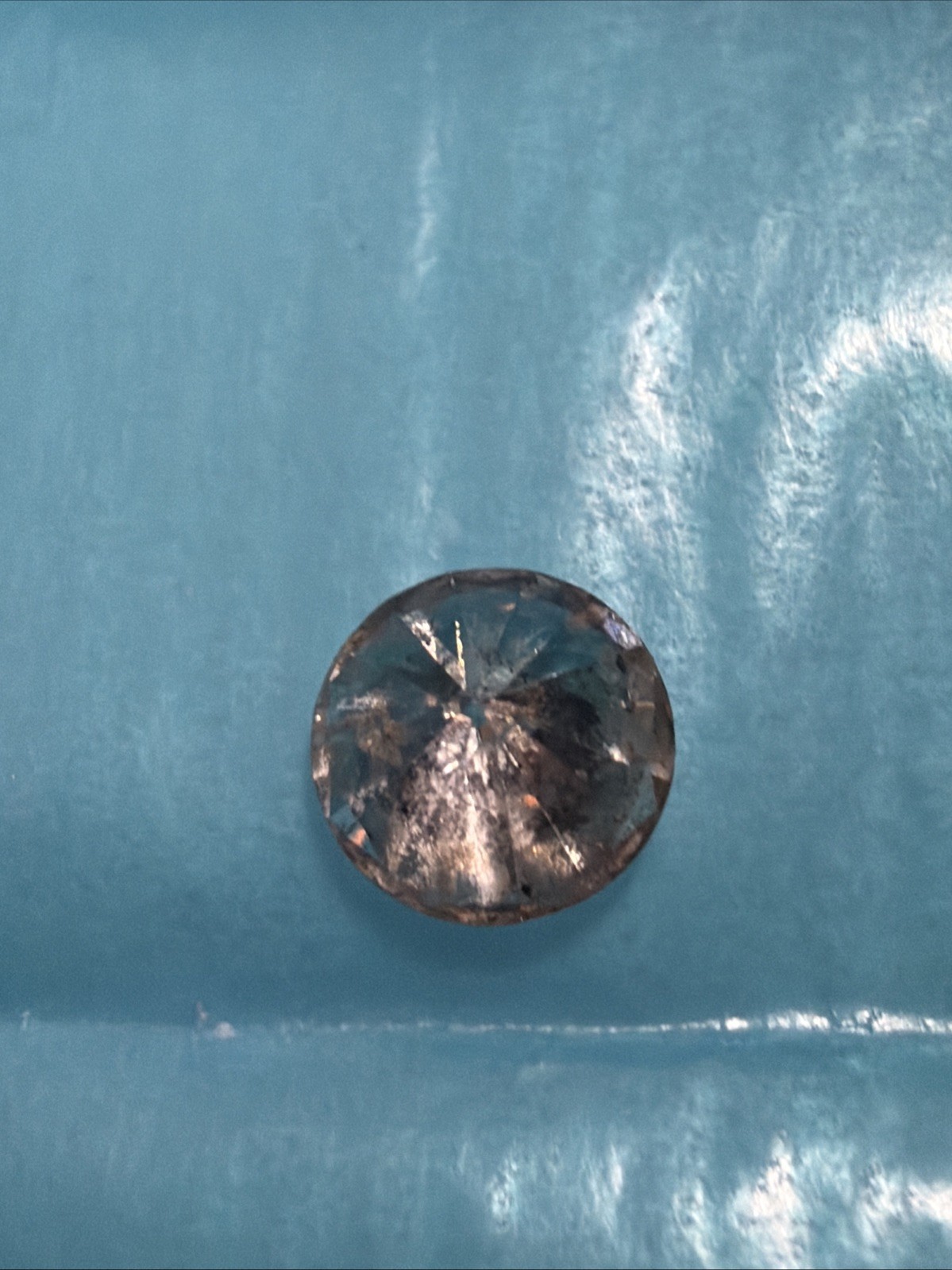 Carte Blu Cert 0.57 carat round brilliant K color ,I2 clarity Natural Diamond