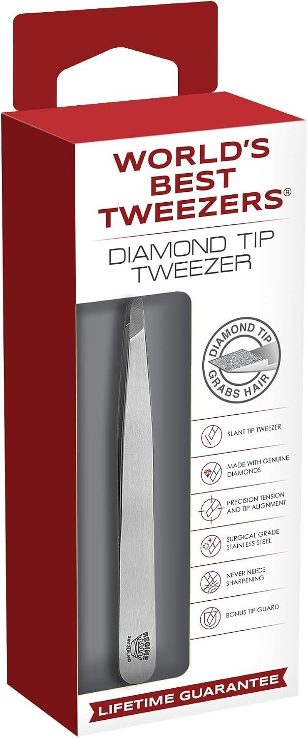 WBT Surgical Grade Diamond Tip Tweezer – Precision Grooming for Everyday Beauty