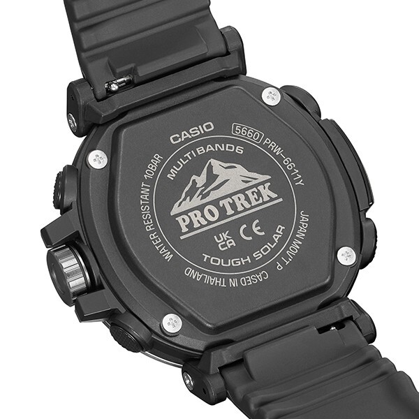 CASIO PRO TREK PRW-6611Y-1JF Solar Radio Men’s Watch Black Outdoor New in Box