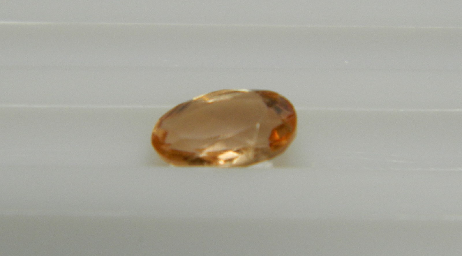 Imperial Topaz 0.47 Ct Clarity IF Oval Cut Natural Golden Brazil I029