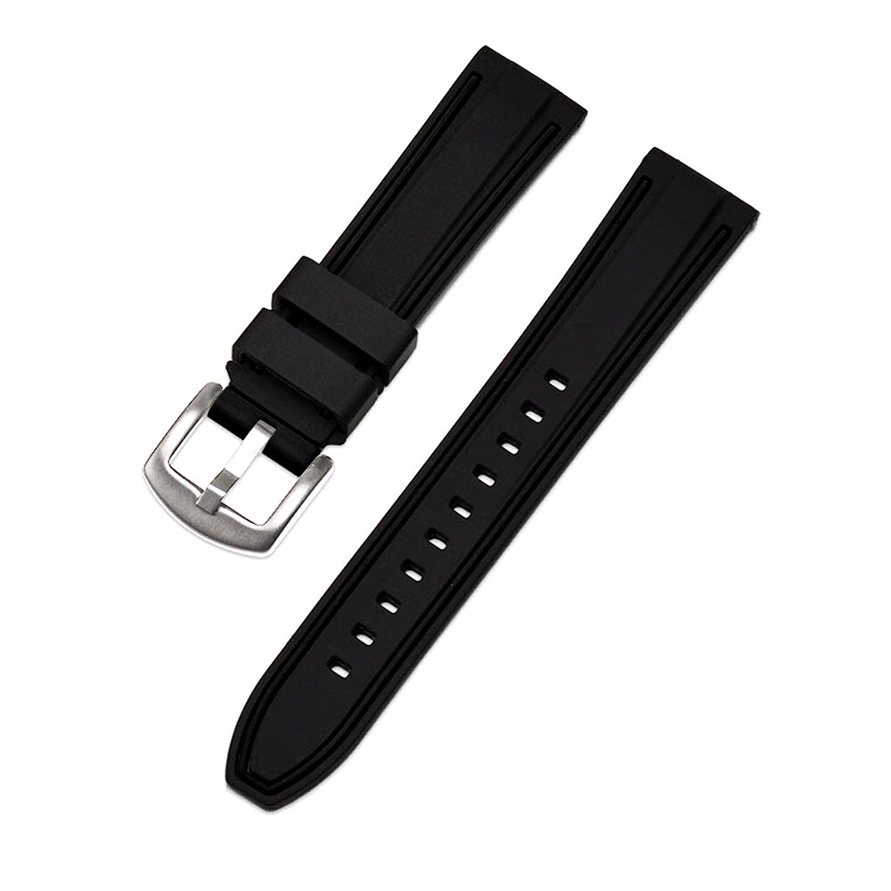 Quick Release Sports Waterproof Silicone Rubber Watch Strap Band 20 22 24 26mm
