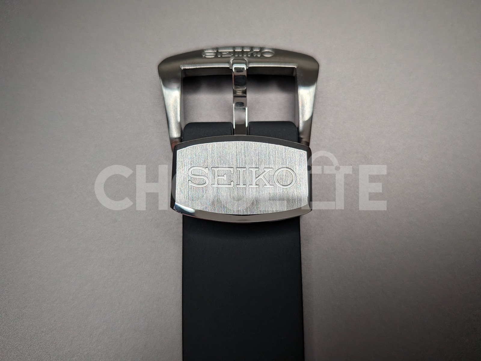Seiko Prospex SRP777 SBDY095 SRPE07 22mm Black Silicone Watch Strap with PINS