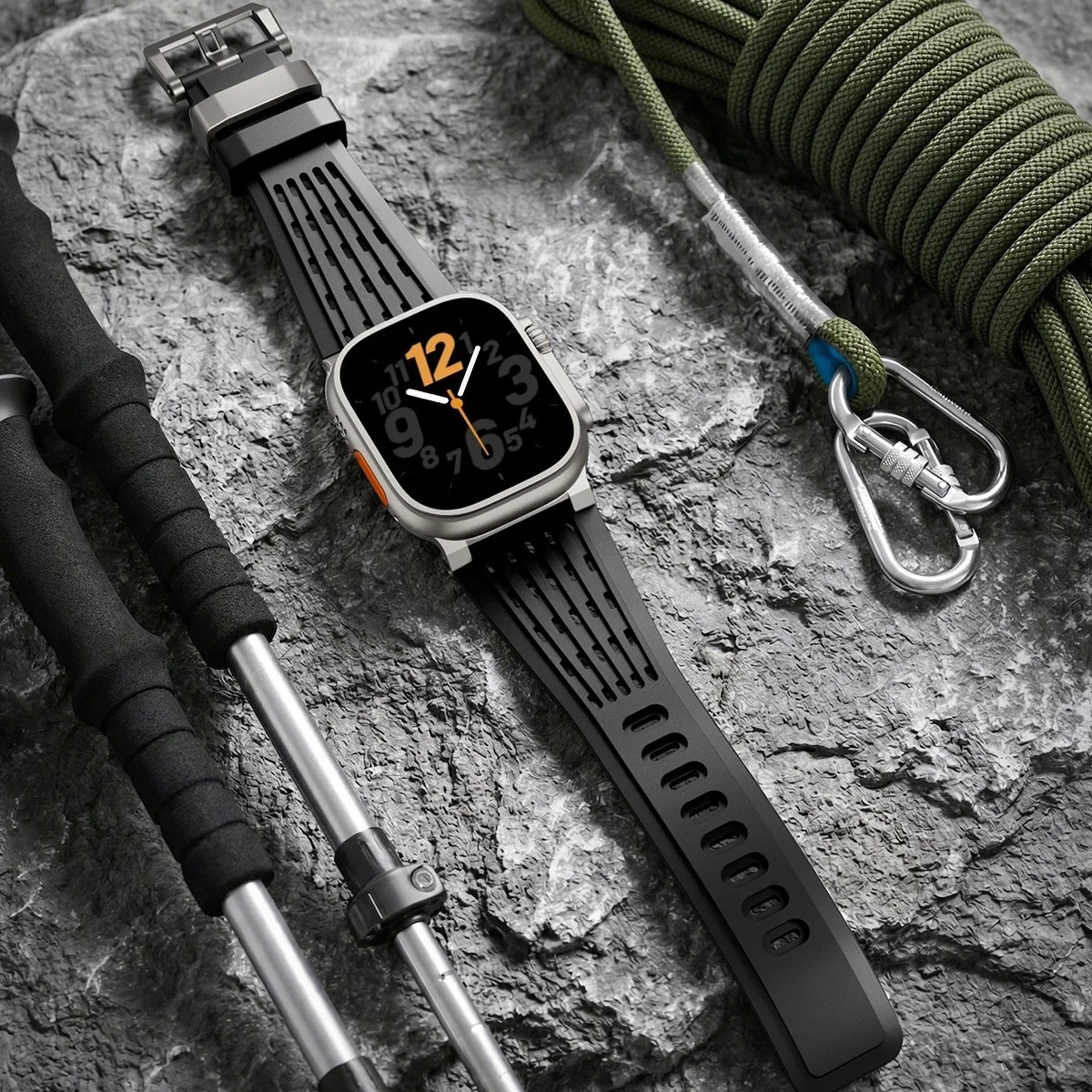 Soft Silicone Sport Band Apple Watch 10 11 Ultra 1 2 3 49mm 46mm 45mm 44mm Strap
