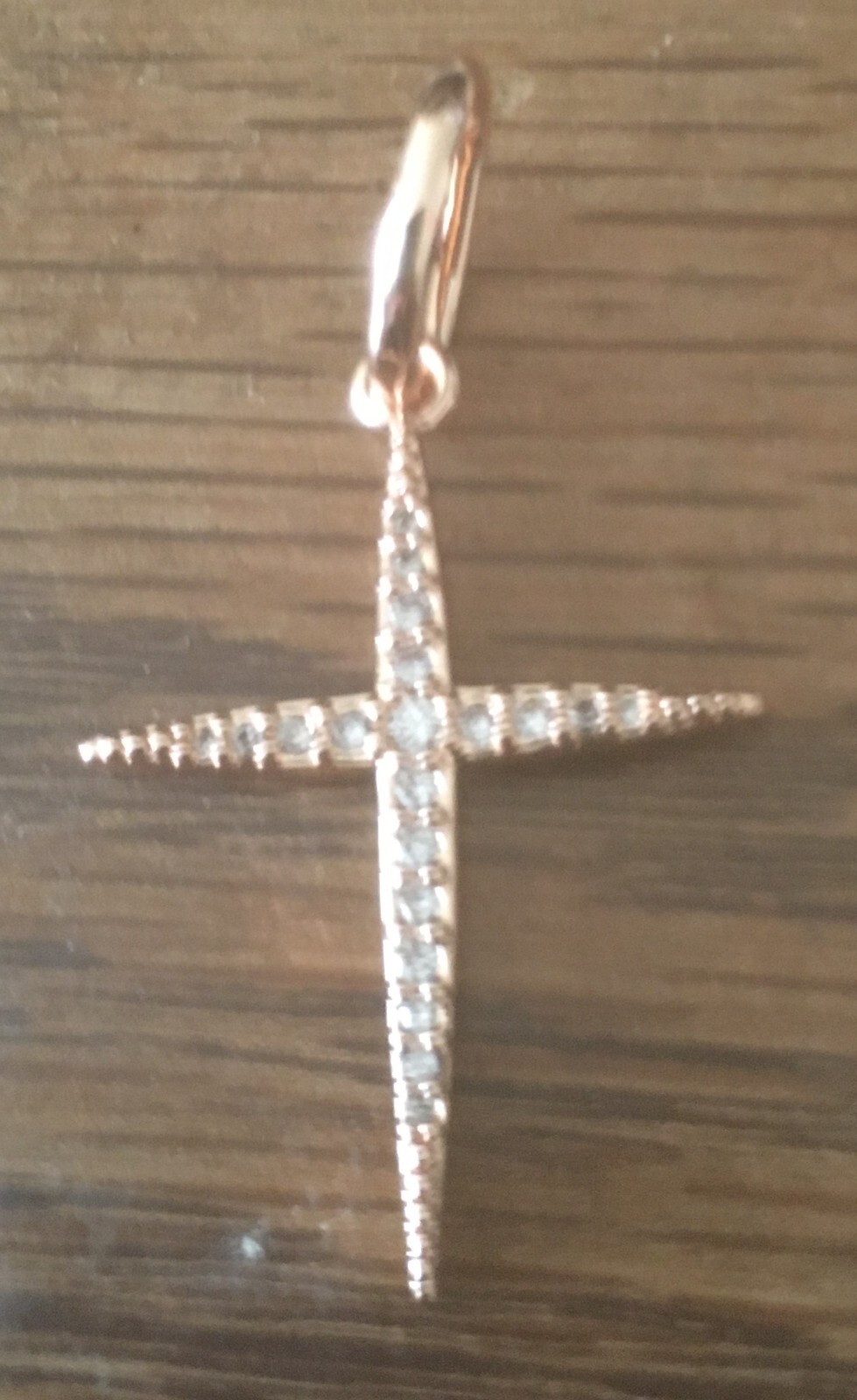 crystal metal cross Pendant 1.0 *