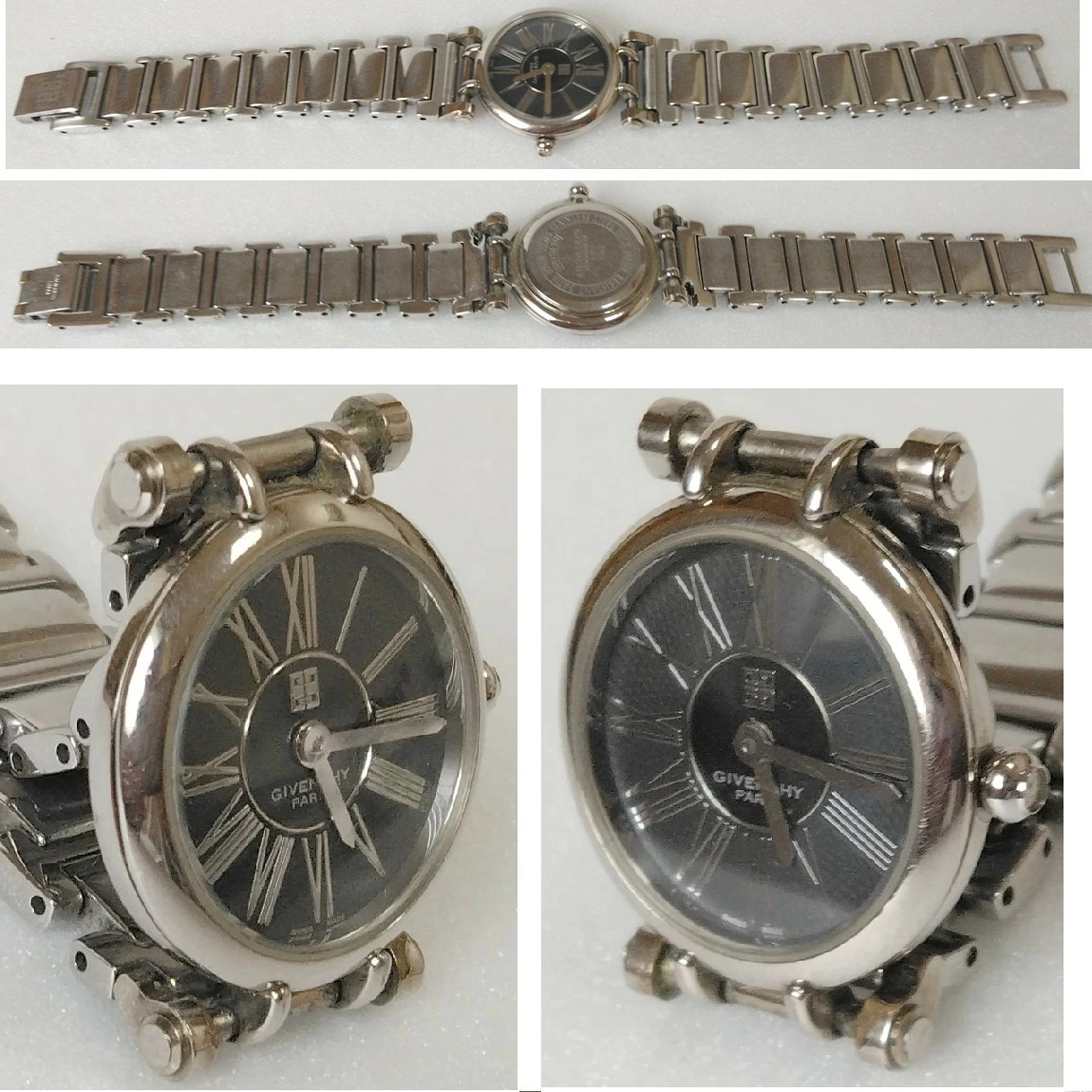 Used Fully Functional Givenchy Women’s Gray Dial with Silver Roman Indexes Shini