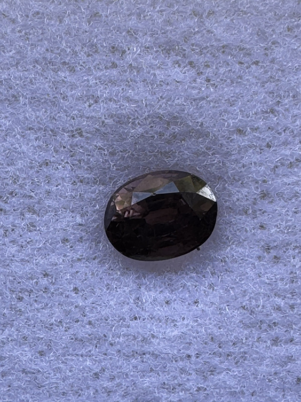 SPINEL. Dark Rose Pink, 7 x 5.4 mm Oval, Clean. 1.31 Carats.