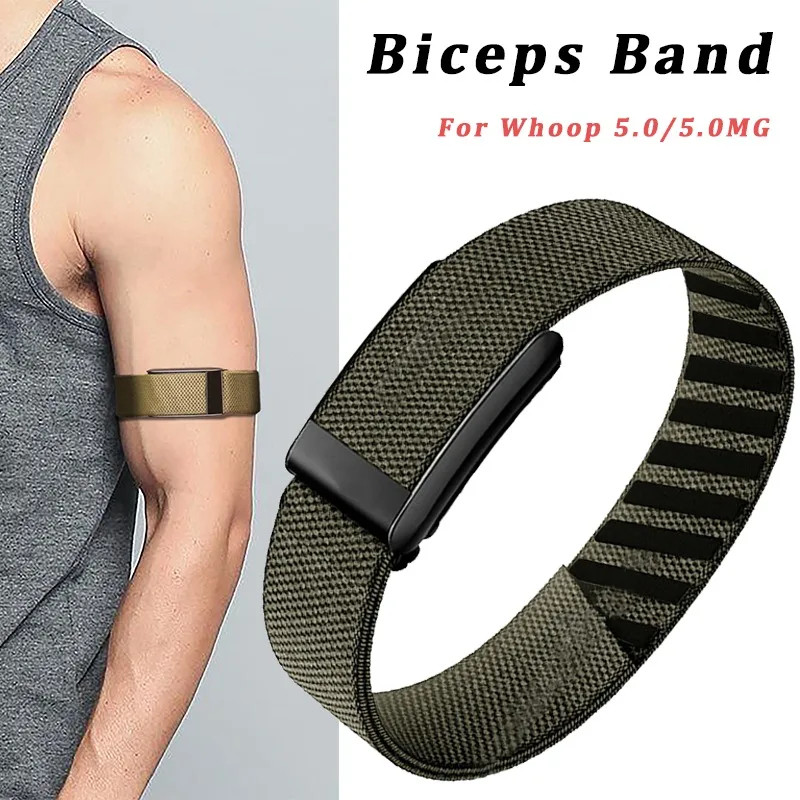 Nylon Sports Loop Breathable Bicep Band Waterproof For Whoop 5.0 One/Peak/MG