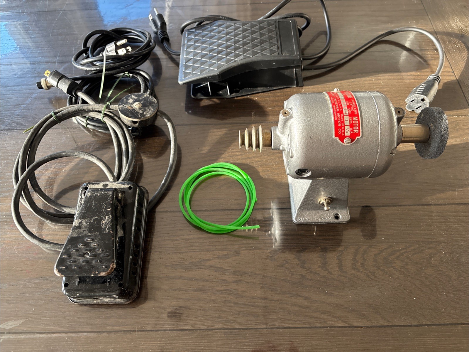 Racine Jewelers WATCHMAKER Lathe Motor VARIABLE SPEED 2 Directions