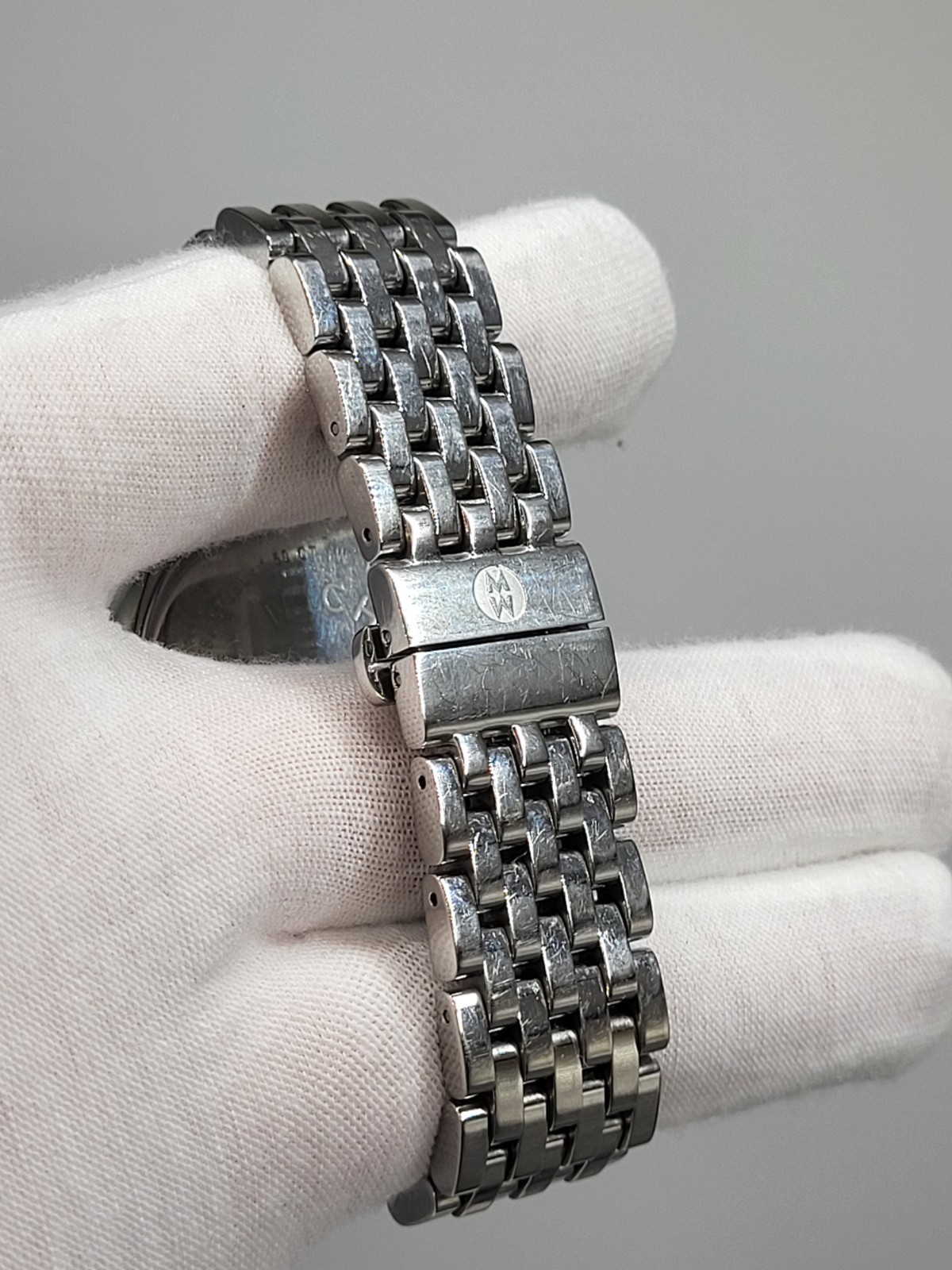 [SUPER RARE] Michele MW03M25A1933 Carousel CSX Semi Precious Stone Bezel Watch