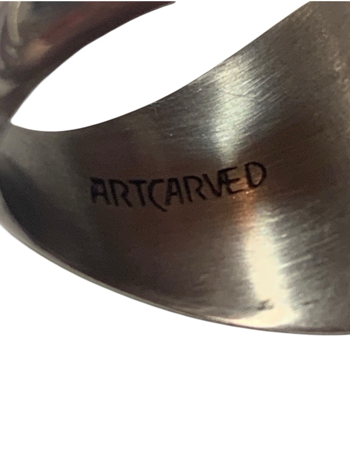ArtCarved Letter Intial E Signet Black Ring Made In Mexico
