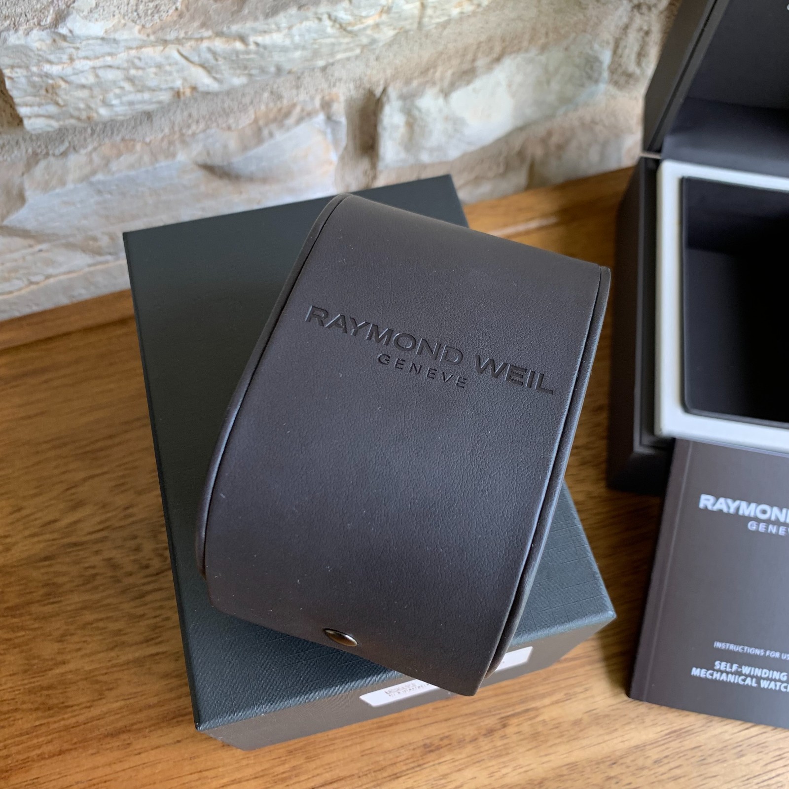 Raymond Weil Freelancer Pilot Automatic 42.5mm DLC Black Wristwatch w/ Box