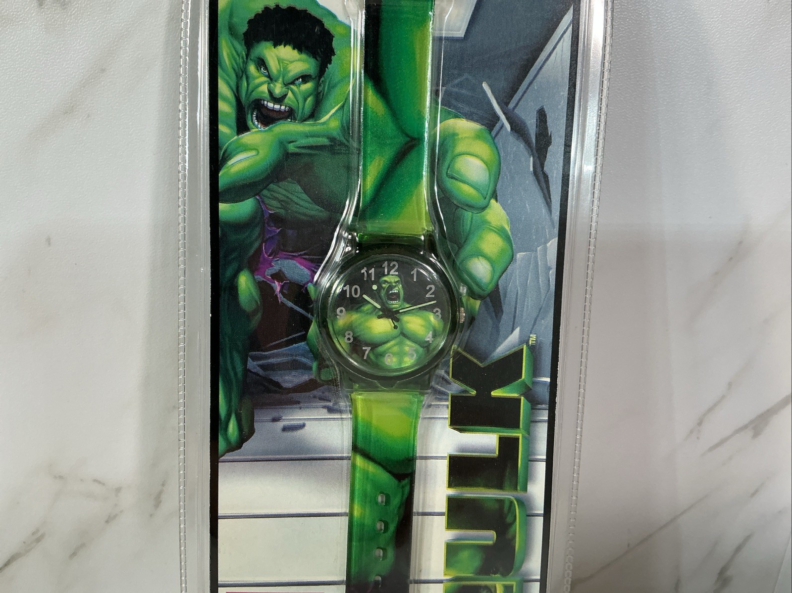 Marvel HULK 2003 Movie Wristwatch ~ NEW~ SEALED~ Splash Proof