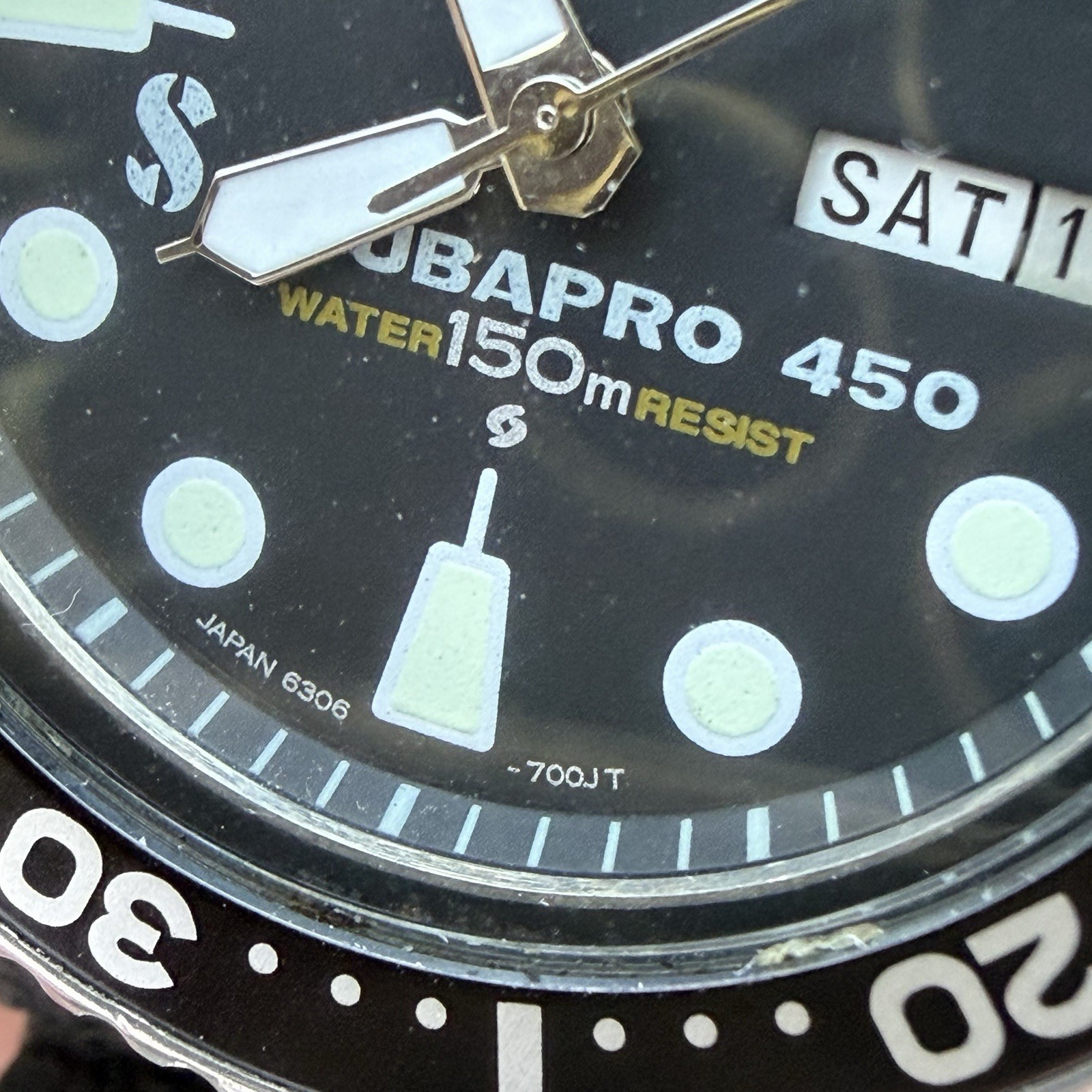 Vintage SEIKO Turtle 6309-7040 W/Aftermarket Scuba Pro Dial Men’s Divers Watch