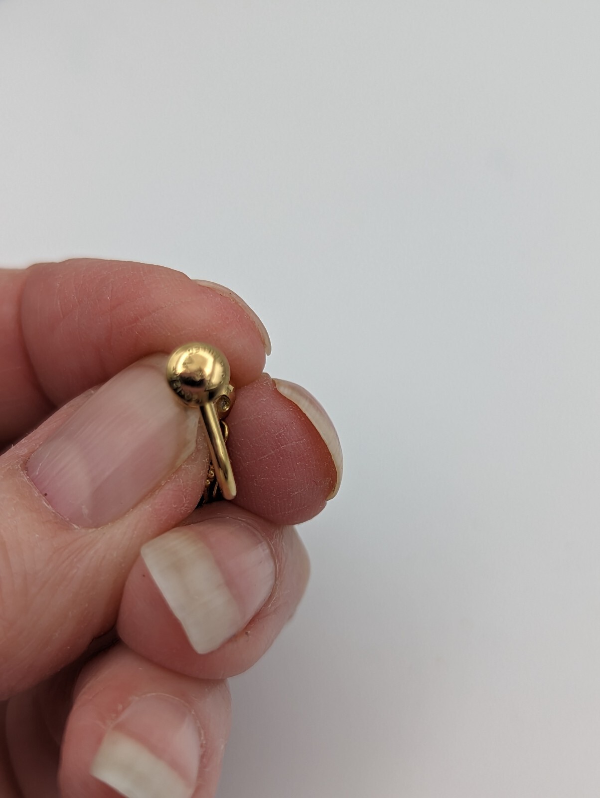 2 Pair Screw Back Earrings Gold Filled A&Z & HG Vintage GF