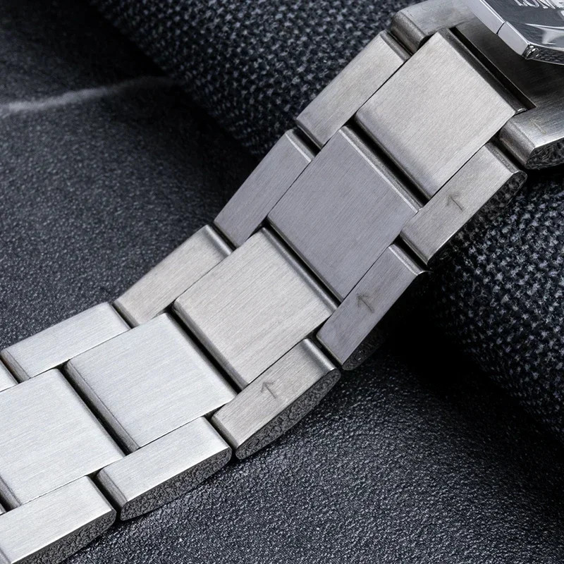 For Longines Hydroconquest Series 19 20 22mm Steel Metal Watch Bracelet Strap