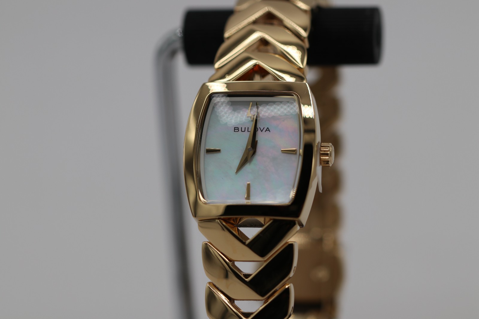 Bulova Classic 97L183 Mother of Pearl Dial Gold SS Women’s Watch | MSRP $550