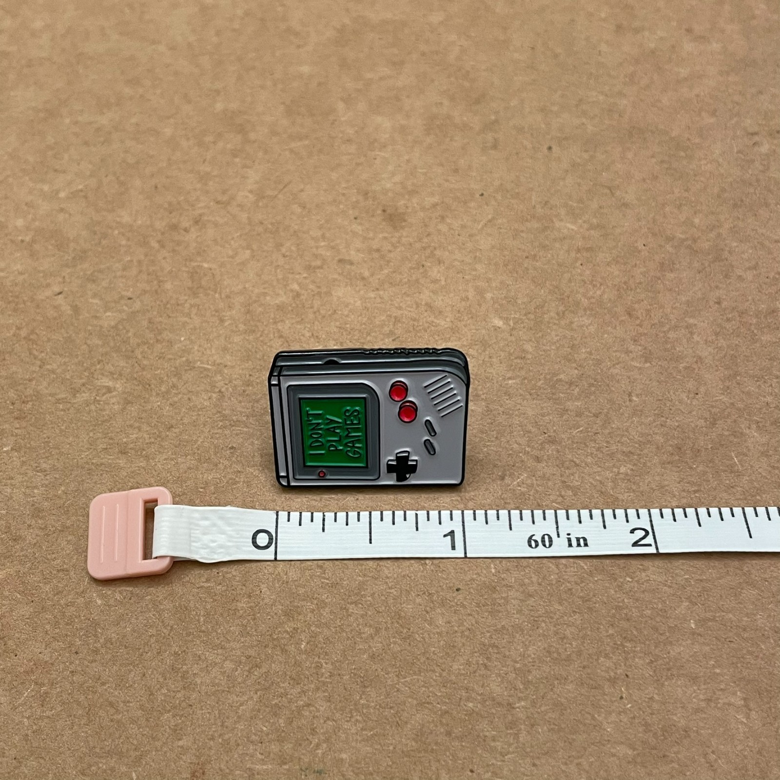 Pin – “I don’t play video games” – Inspired by Game Boy – Retro Style