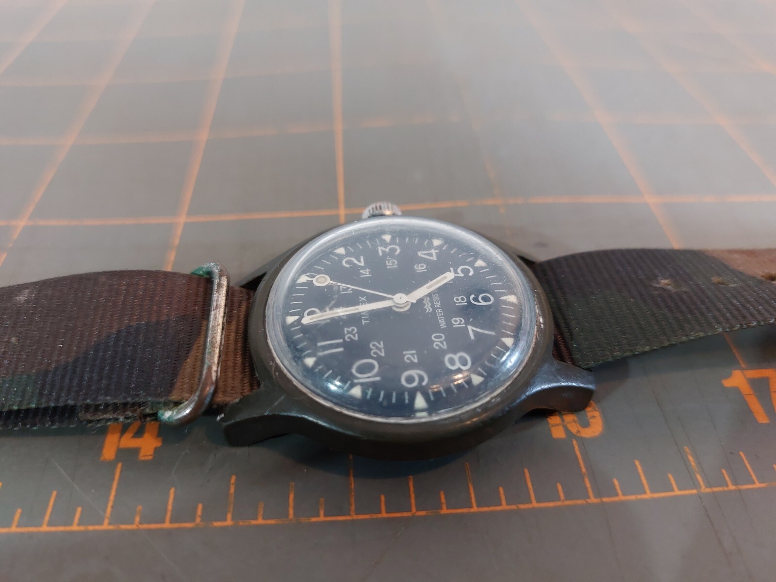 Vintage Timex Camper Military Field Mechanical Watch Philippines Works BBB