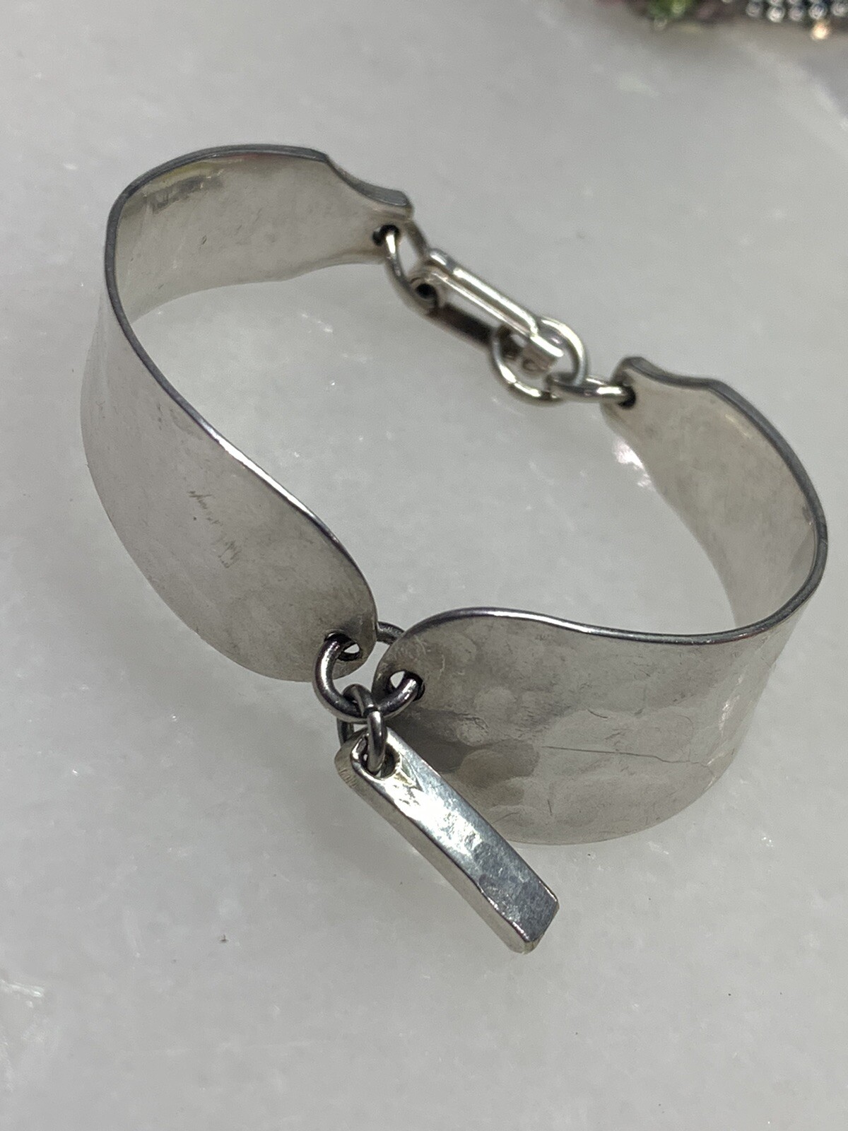 Vintage Sterling Silver 925 Spoon Bracelet 5.75” Not Stamped But Tested