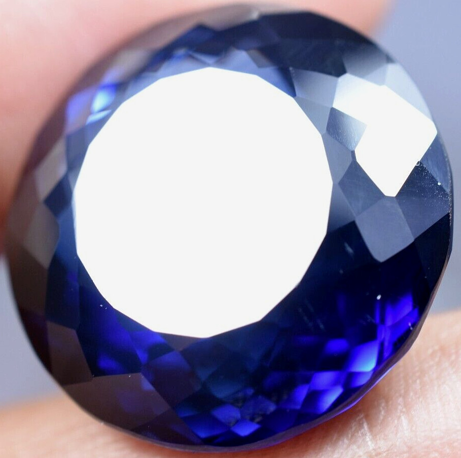 Natural 40.55 Ct GIGANTIC Royal Blue Sapphire GGL Certified Loose Gemstone
