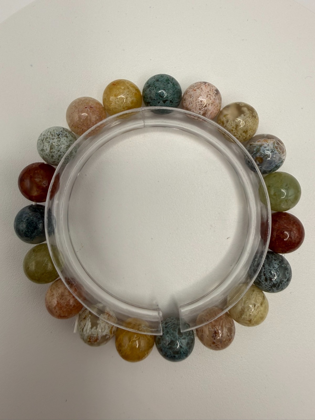 Natural Rainbow Moss Agate – 10mm – A12-1716/A12-1717/A12-1718