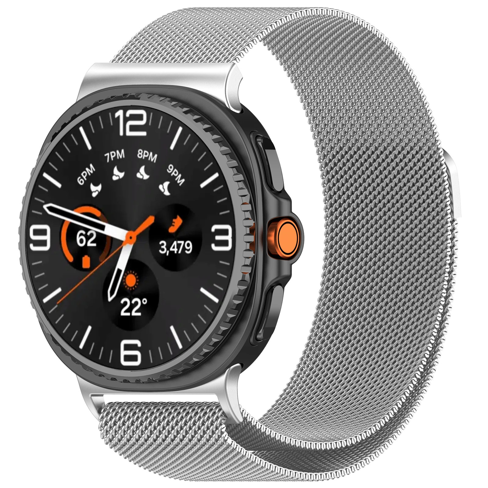 Metal Magnetic Milanese Strap For Samsung Galaxy Watch 8 44mm 40mm Classic 46mm