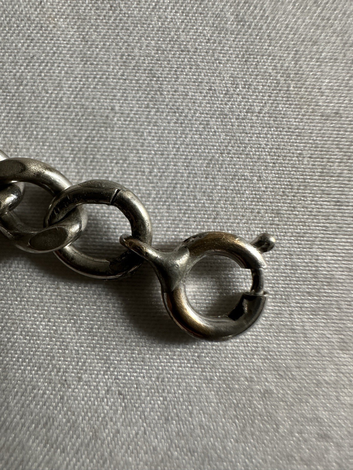 Vintage ELCO Sterling Silver 925 ID Bracelet Signed 7.75″