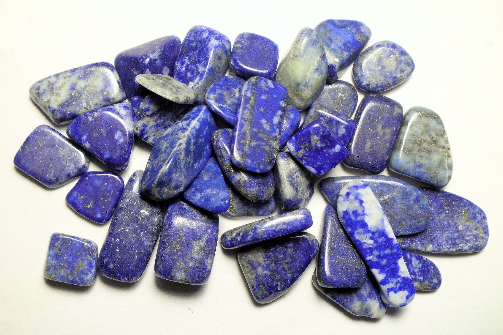 100 cts LOT POLISHED SMALL TINY LAPIS LAZULI AFGHANISTAN