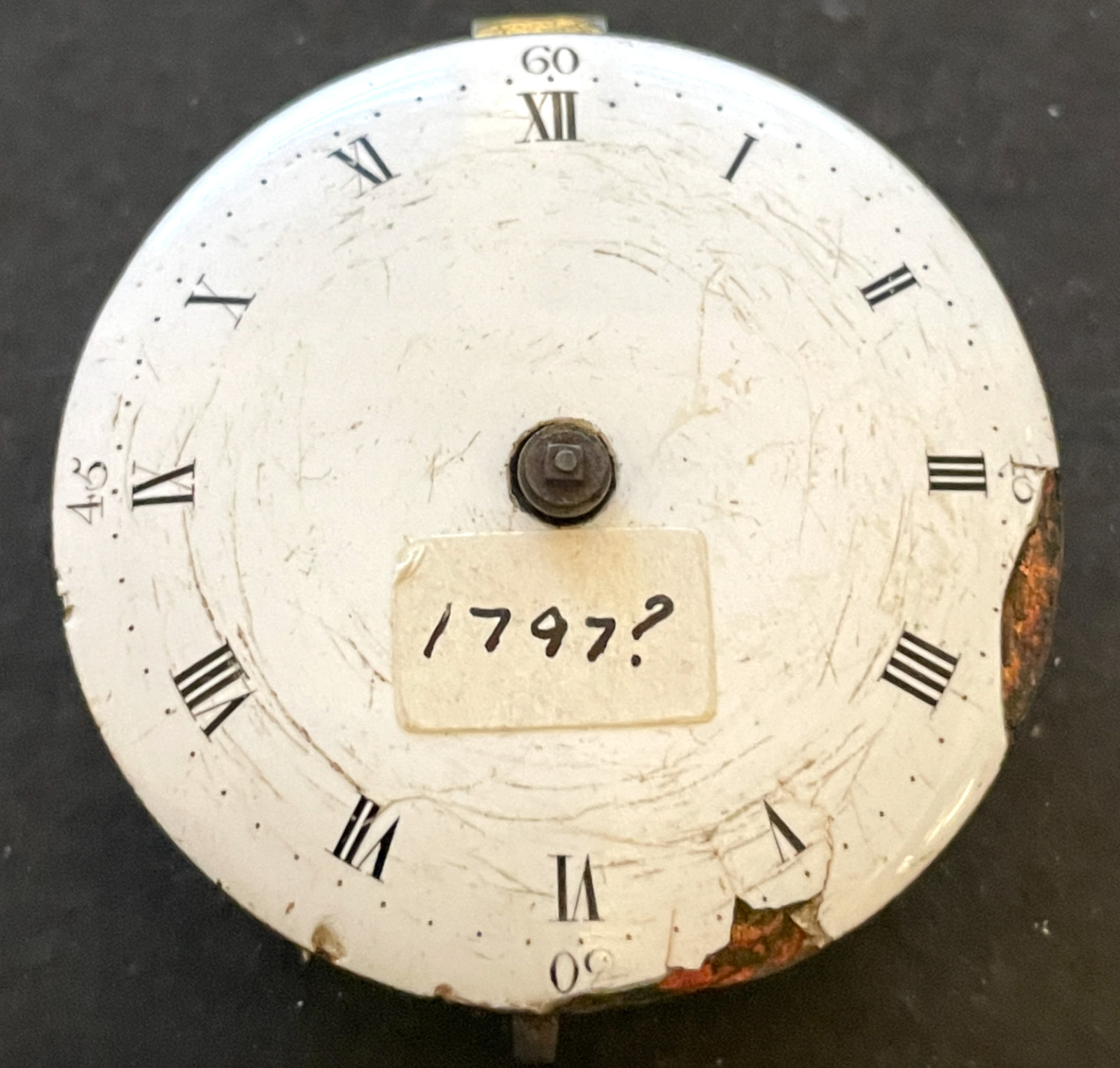 Antique Thomas Hardy London Verge Pocket Watch Movement Parts/Repair 43mm Tho