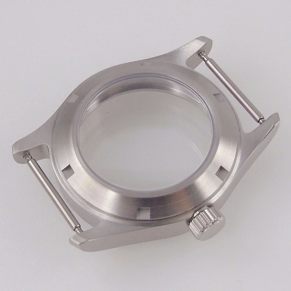 200M Diver 36mm 39mm Steel Pilot Watch Case 20ATM Sapphire Fit NH35 NH34 GMT PT