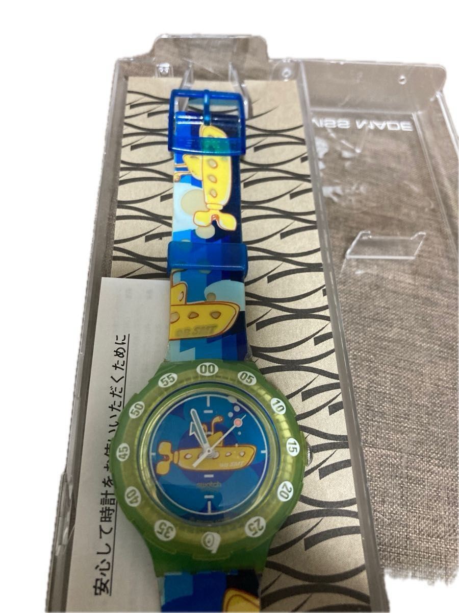 Working Condition SWATCH SCUBA200 Yellow Submarine Rare