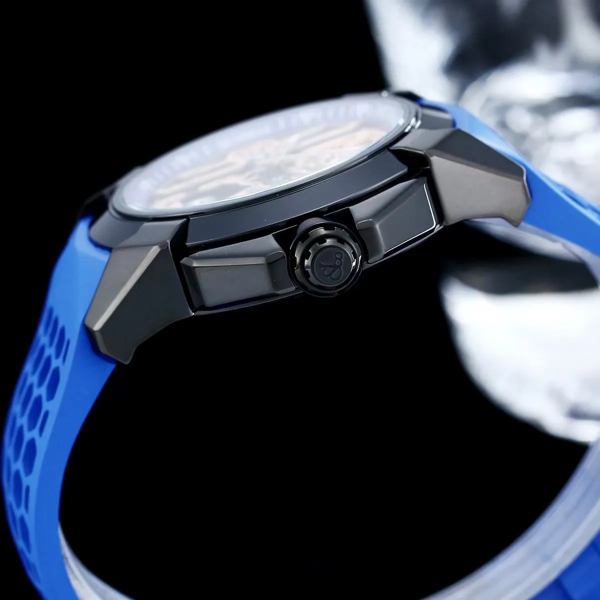 J&C Epic X Sher-e-Punjab Edition Black 44mm – Mens Wristwatch Skeleton Oversize