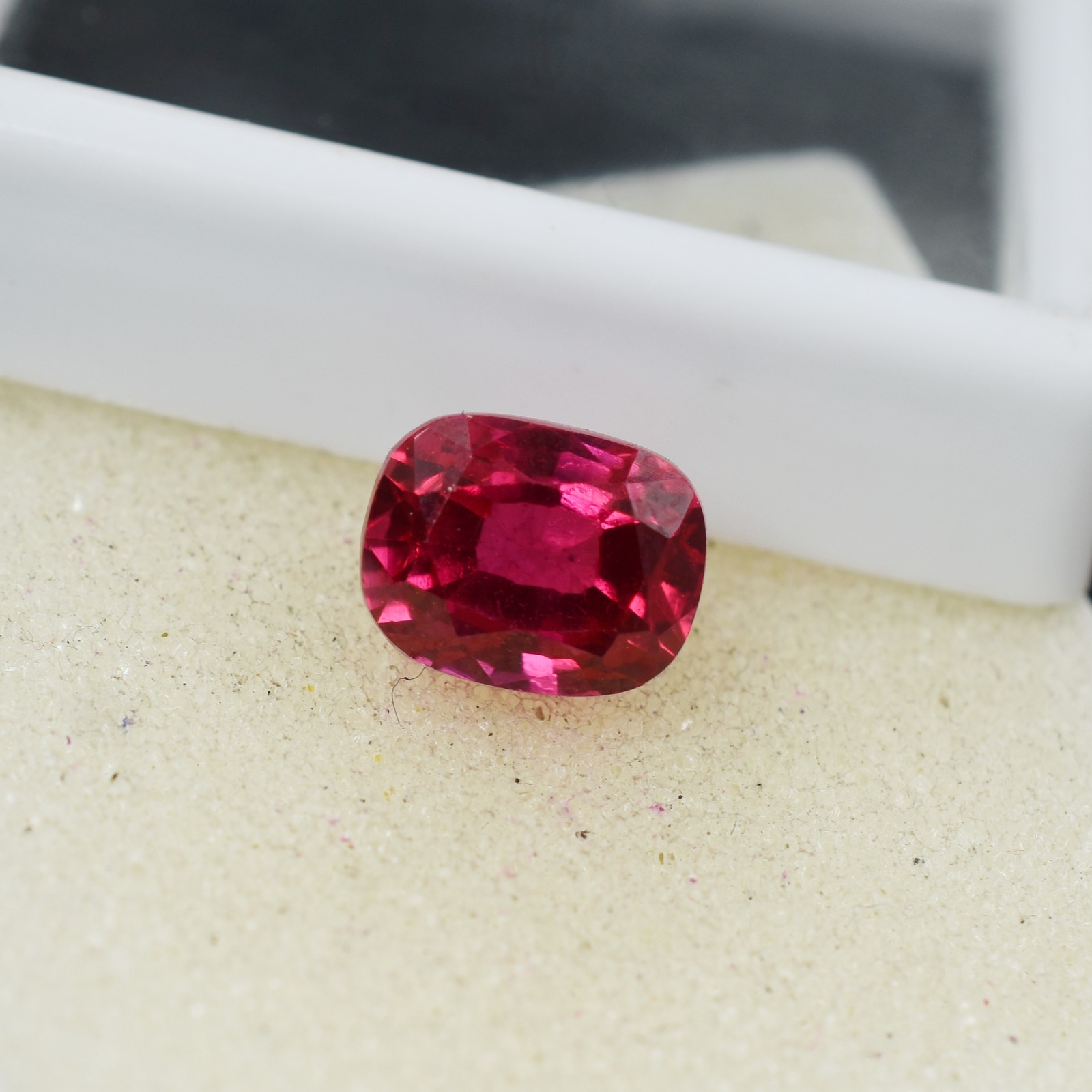 Natural Pink Ruby 4.55 Ct CERTIFIED Cushion Cut Flawless Loose Gemstone