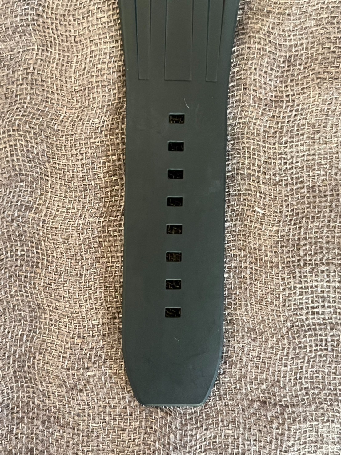 Authentic Richard Mille Black Rubber Strap For RM028 28M