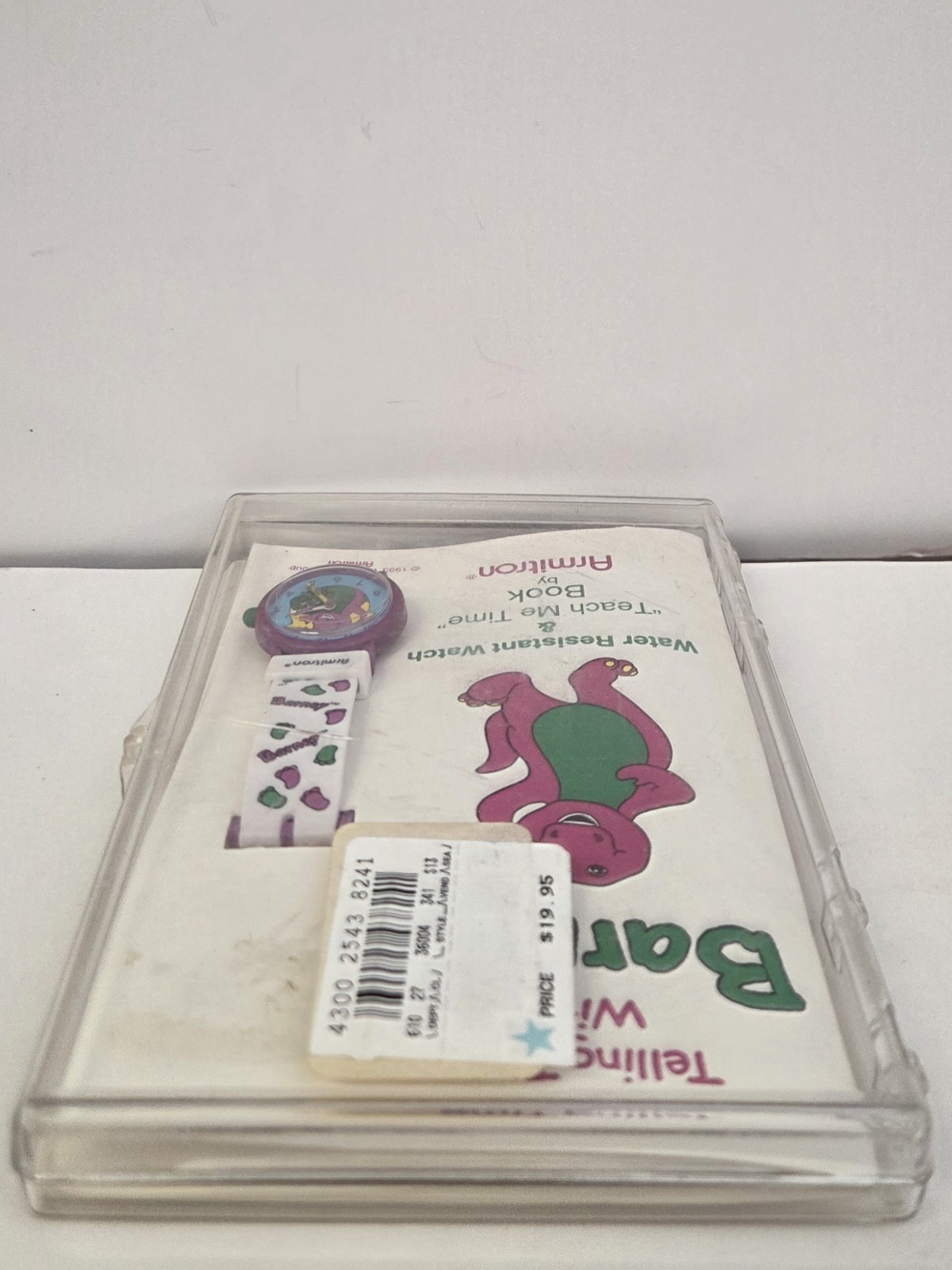 Telling Time With Barney Water Resistant Watch Armitron Watch 1993